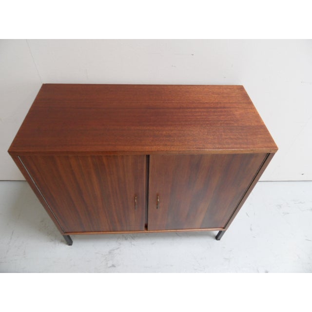 Wood Mid-Century Modern Two-Door Cabinet, 1950s For Sale - Image 7 of 9