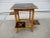 Mid-Century Modern Faux Bamboo and Black Lacquer Side Table With Swivel Shelves For Sale - Image 3 of 13