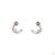 0.24 Carat Round Brilliant Cut Diamond Gold Earrings, Pair For Sale In New York - Image 6 of 9