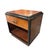 1950s 1950s Pair of Two Toned Mid Century Modern Cherry Wood Bedside Tables With Waterfall Edges For Sale - Image 5 of 12