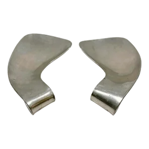 1970s Art Modernist Pewter Serving Utensils Artist Shirley Charron