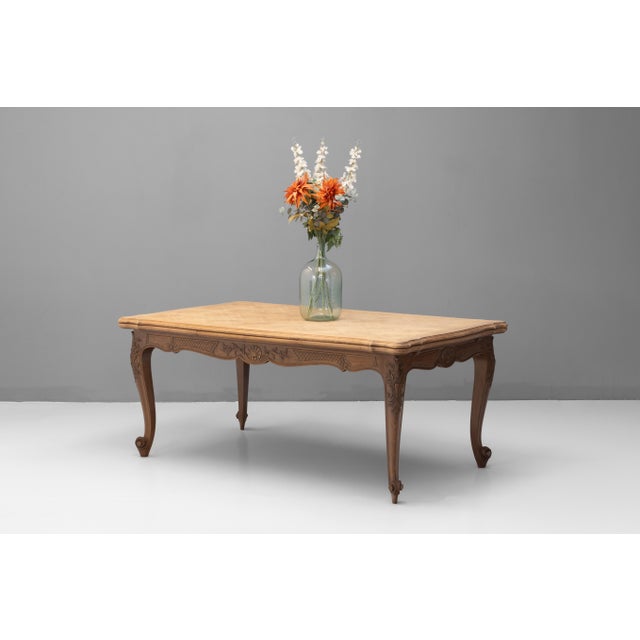 Vintage Draw Leaf Table, 1930 For Sale - Image 3 of 12