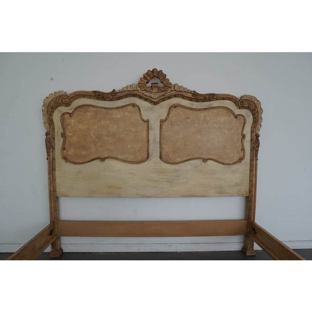 Wood Ferguson Copeland California King Bed Louis XV For Sale - Image 7 of 15