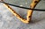 Brown Tortoiseshell Faux Bamboo Coffee Table With Oval Glass Top, Circa 1970 For Sale - Image 8 of 11