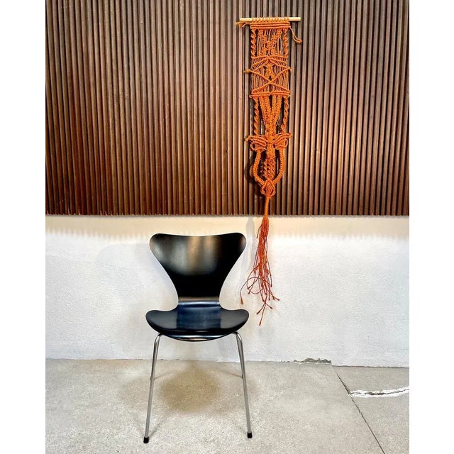 Vintage Spanish Hand Woven Wall Hanging, 1960s For Sale - Image 10 of 12