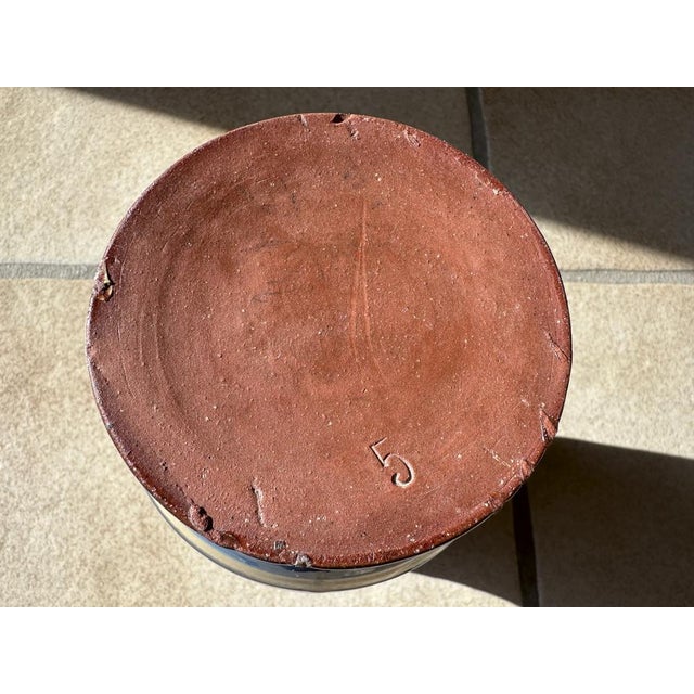 Art Deco Hand-Thrown Ceramic Vase, Germany, 1920s For Sale - Image 6 of 11