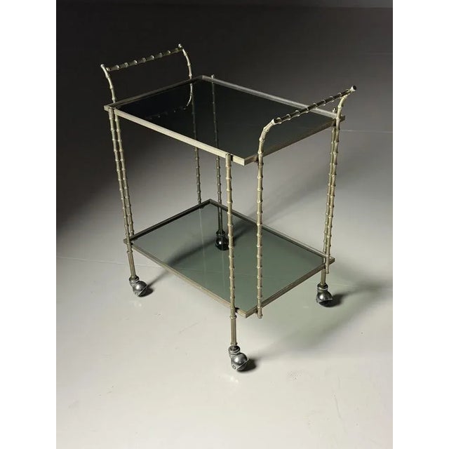 Vintage Bar Cart in Faux Bamboo, 1960s For Sale - Image 13 of 15