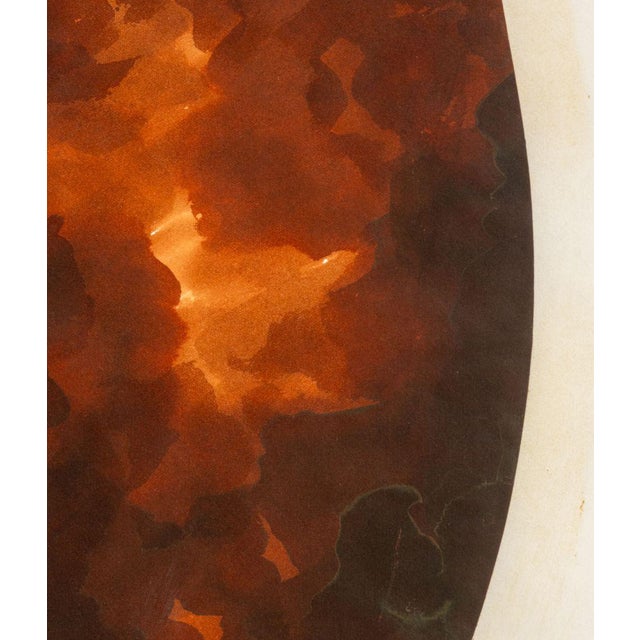 Joseph L. Gardella Red Abstraction Mixed Media For Sale - Image 4 of 7
