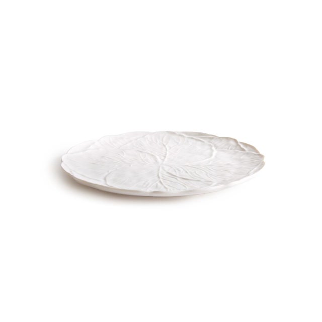 Cabbage Leaf Side Plates, Set of 4 For Sale - Image 11 of 11