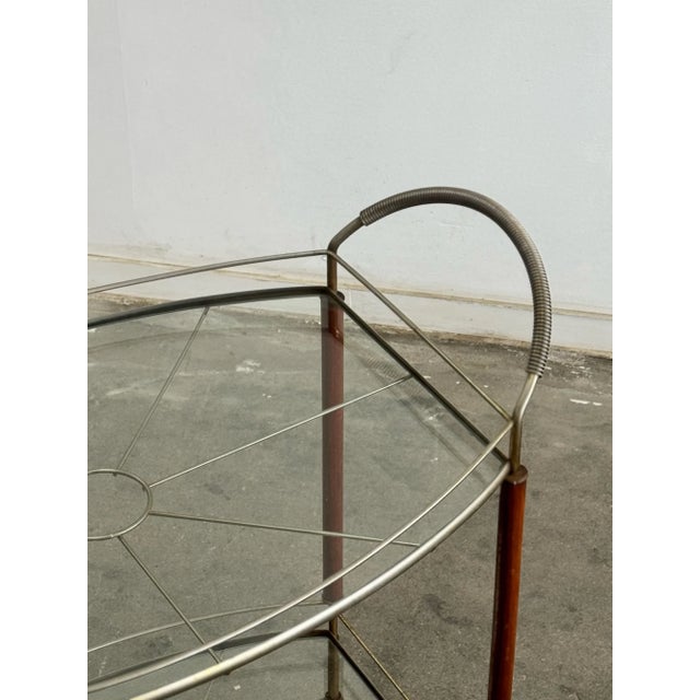 1960s Atomic Bar Cart For Sale - Image 9 of 10