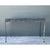 Mid-Century Modern Vintage Meadowcraft Greek Key Metal and Glass Patio Table For Sale - Image 3 of 12