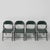 Industrial Steel Du-Al Folding Chairs from Dare Inglis, 1960s, Set of 4 For Sale - Image 9 of 18