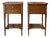 Vintage Bedside Tables in Cherry Wood, France, 1970, Set of 2 For Sale