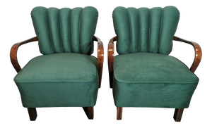 Set of Cocktail Armchairs by Jindřich Halabala, 1950s