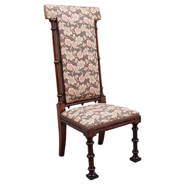 Early 19th Century Gothic Rosewood Chair For Sale