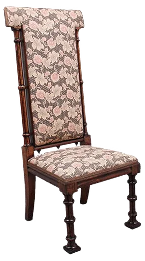 Gothic Style Rosewood Chair, Early 19th Century