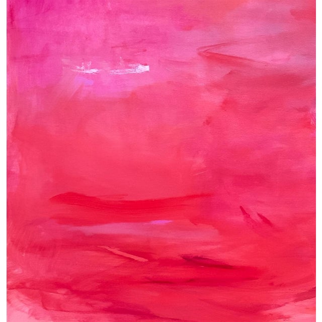 Contemporary Pink Light — 48x48 For Sale - Image 3 of 5