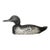 Antique 1920s Hand Carved Wood Folk Art Bluebill Drake Duck Decoy Bird Sculpture For Sale