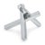 Not Yet Made - Made To Order Regina Andrew Intersecting Sculpture in Polished Nickel For Sale - Image 5 of 5