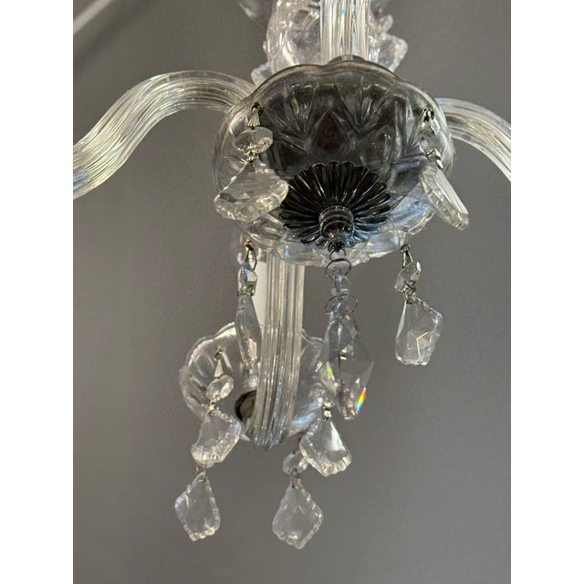 Crystal Chandelier, Vintage For Sale In San Francisco - Image 6 of 12