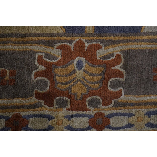 Masterloom Approx. 9x13 Hand Crafted Wool Rug For Sale - Image 12 of 13