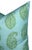 Paisley Pillow Cover in Blue and Green, 22x22 Pillow For Sale - Image 4 of 4