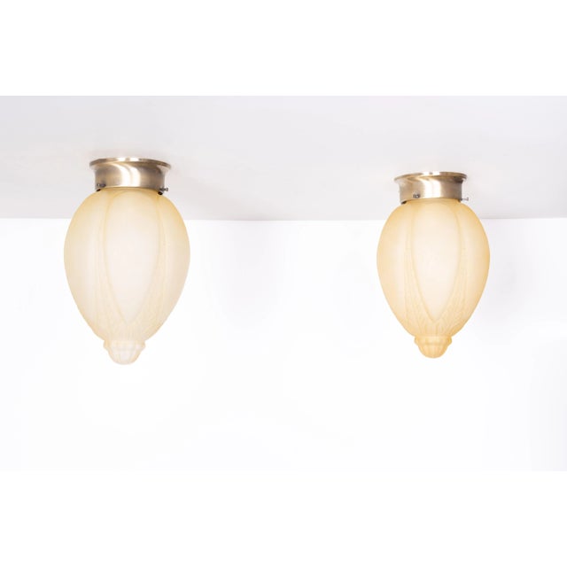 Art Deco Style Pendant Lamps, Germany, 2000, Set of 2 For Sale - Image 8 of 8