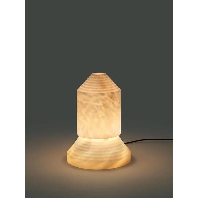 Contemporary Babel Alabaster Table Lamp by Àngel Jové For Sale - Image 3 of 11