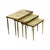 Nesting Tables in Onyx Marble and Copper, France, 1950s, Set of 3 For Sale - Image 15 of 15
