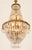 Antique Crystal Chandelier with Patinated Bronze Frame, 1890s For Sale - Image 4 of 5