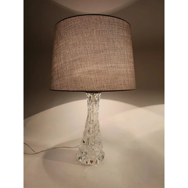 Swedish Mid-Century Crystal Table Lamps by Carl Fagerlund for Orrefors, Set of 2 For Sale - Image 6 of 14