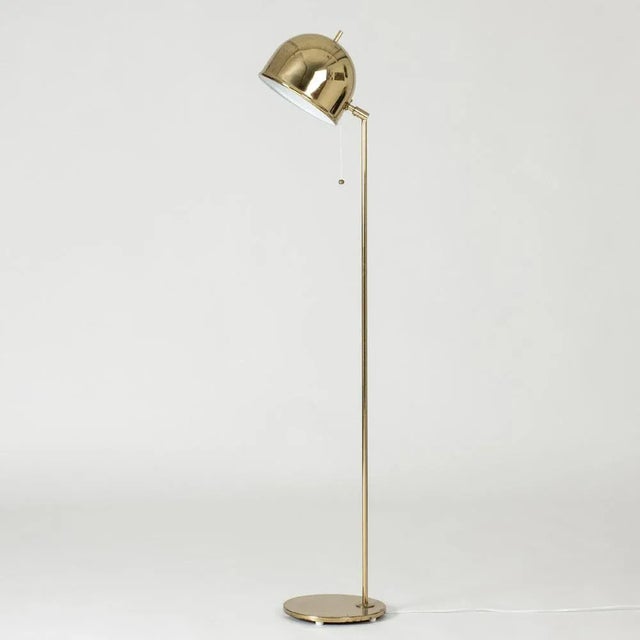 Vintage Brass Floor Lamp from Bergboms, 1960s For Sale - Image 9 of 9