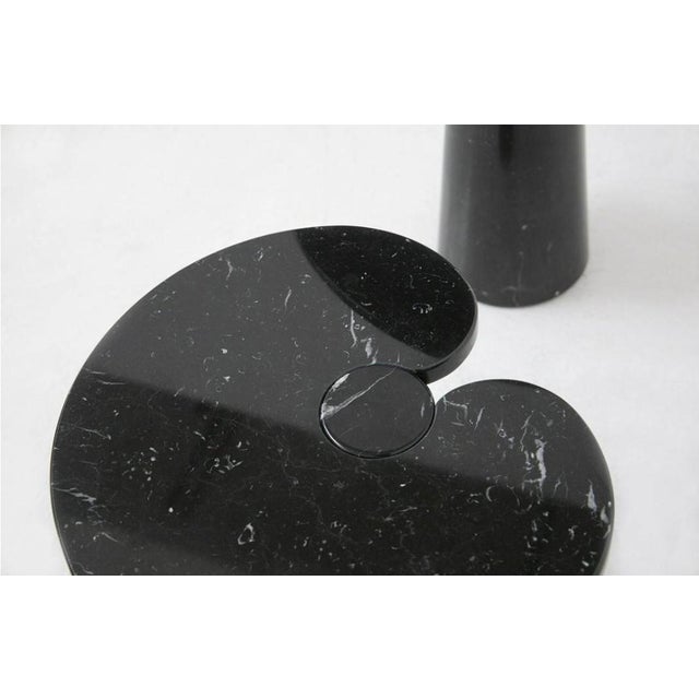 Mid-Century Modern Black Marble Eros Coffee Tables by Angelo Mangiarotti for Skipper, 1980s, Set of 2 For Sale - Image 3 of 10