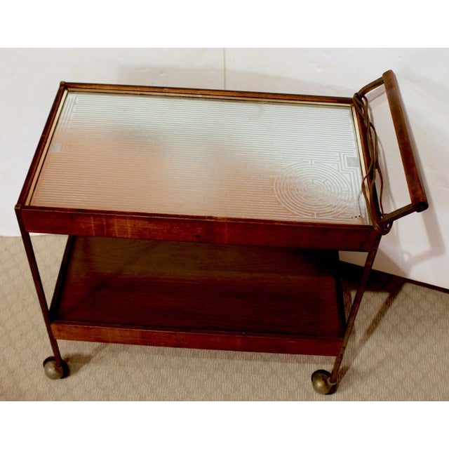 American Circa 1950s-60s Salton "Hot Tray" Serving Trolley, American For Sale - Image 3 of 8