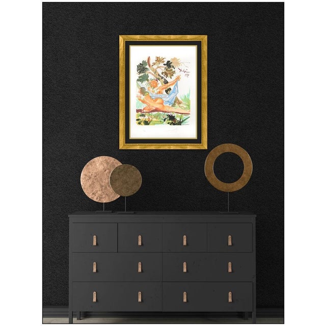 Message us to inquire about custom framing options! (Included for free with every purchase) The artwork here, "Plate O,...