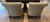 These are very comfortable chairs with latte brown fabric. They are a little lower to the ground and the seat cushion is a...