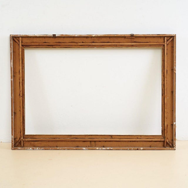 Wood Vintage Frame in Wood, 1970s For Sale - Image 7 of 8