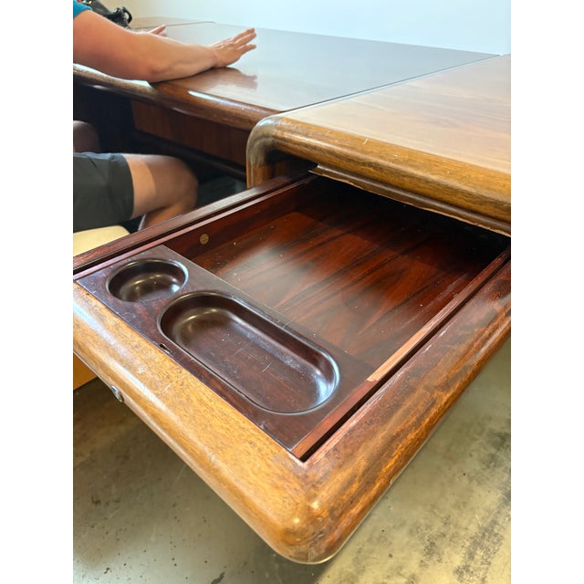 Dyrlund Rosewood Desk For Sale - Image 6 of 12