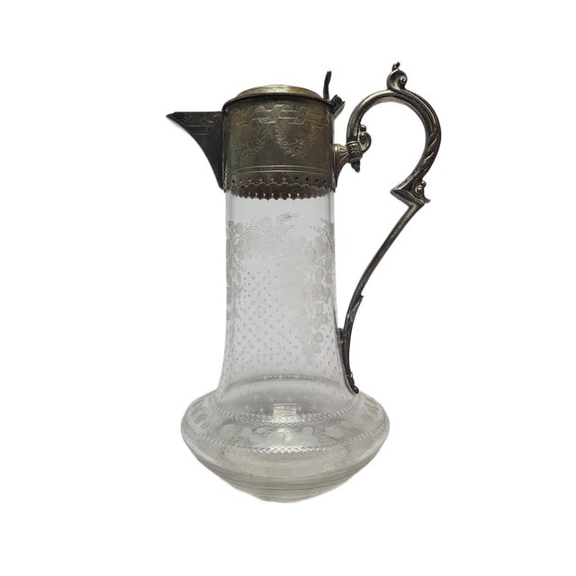 Art Nouveau Wine Pitcher, United Kingdom, 1900s, in Good conditions. Designed 1890 to 1919