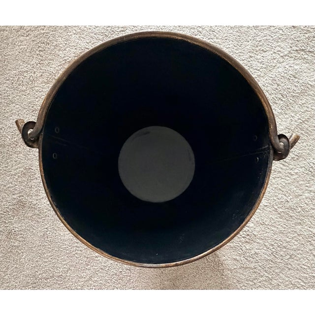 Metal English Fire Brigade Bucket For Sale - Image 7 of 9