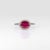 2020s 2.8Ct Madagascar Ruby Ring With Natural Diamond Accents: Solid 14k Gold, Size 6.75 For Sale - Image 5 of 10