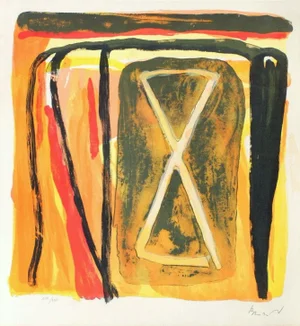 1975 Bram Van Velde Mp 212 Lithograph