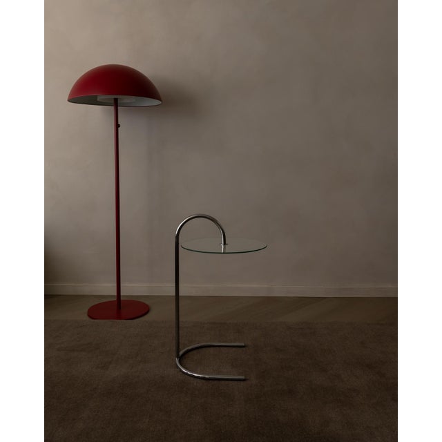 Glass Vintage RY Side Table in Chrome and Glass by Tord Björklund for Ikea For Sale - Image 7 of 7