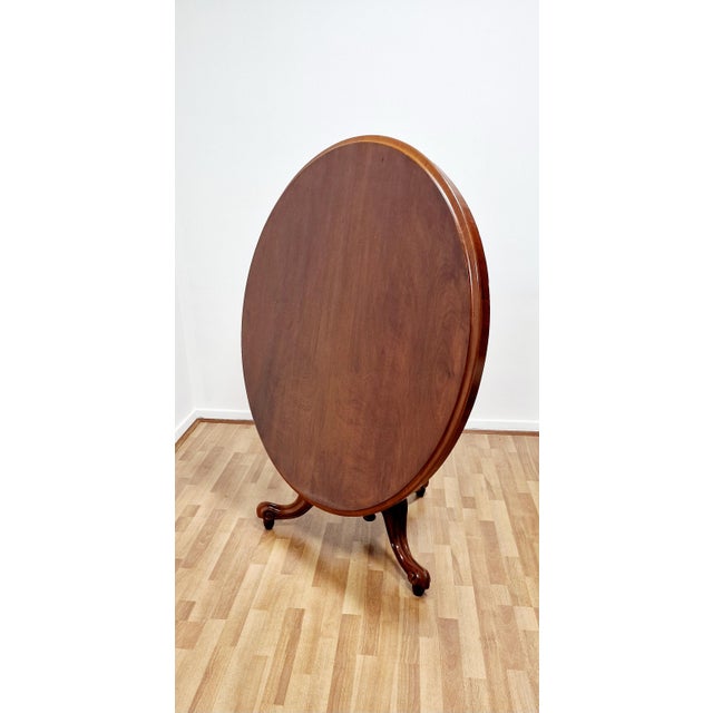 Brown Sail Table with Chairs in Mahogany, Early 19th Century, Set of 5 For Sale - Image 8 of 18