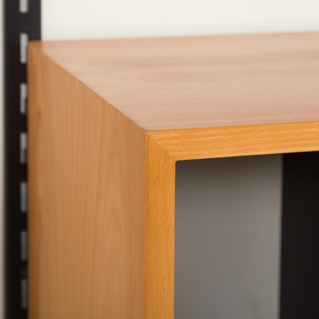 Three Bay Wall Unit in Beech from FM Møbler, 1970s For Sale - Image 14 of 18