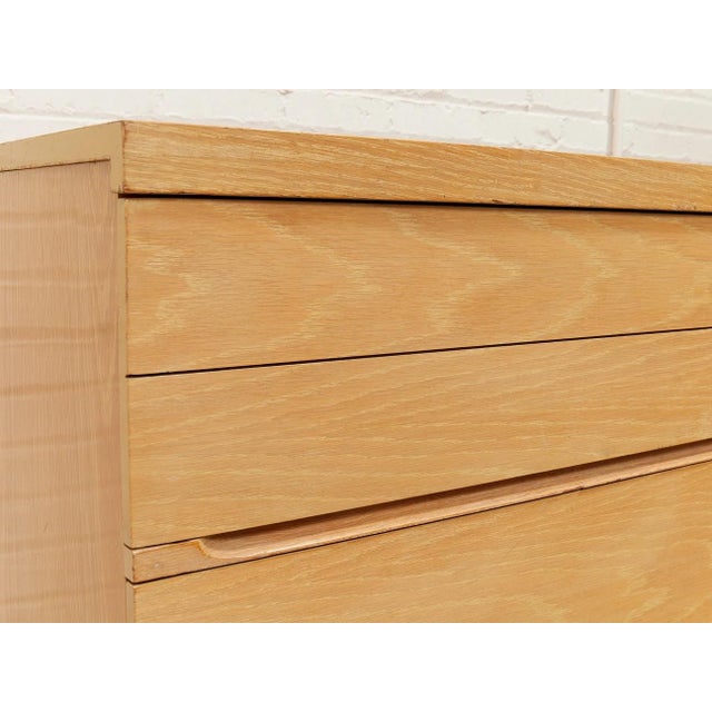Mid 20th Century Blonde Highboy Dresser For Sale - Image 11 of 12