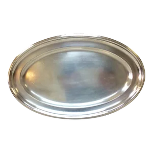 Early 20th Century French Hotel Silver Silverplate Serving Platter