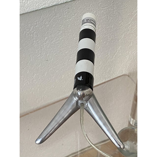 Porcelain Rocket Shape Lamp Base by Deshoulières, 2010s For Sale - Image 11 of 14