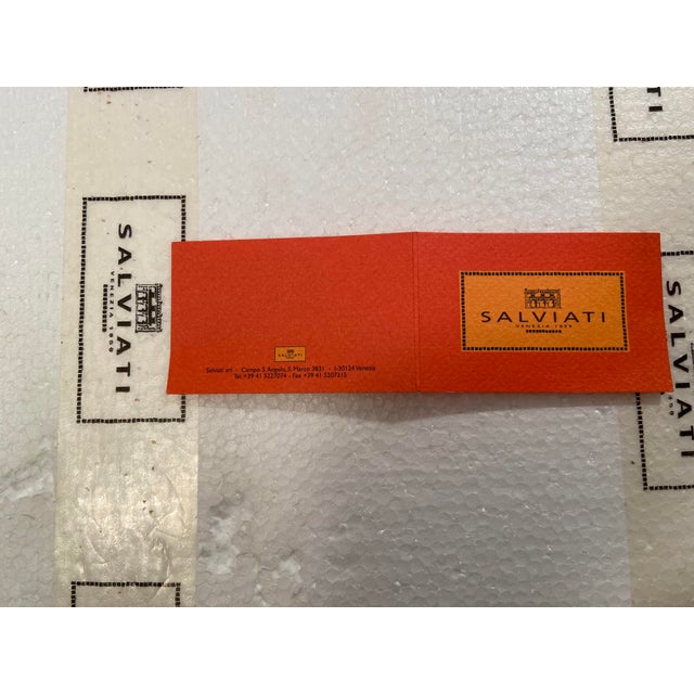 Droon Danish Design Collective Custom Salviati Art Glass, Limited Edition, Holiday Sale For Sale - Image 12 of 13