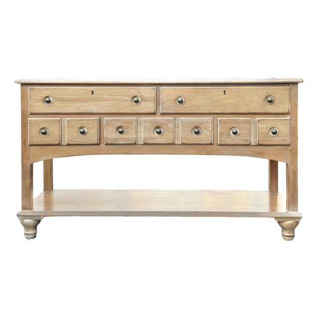 Kincaid Ducks Unlimited Bleached Oak Console For Sale